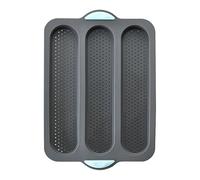 Silicone Bread Mold - Sub Roll Baking Pan, Sandwich Baking Cups | Bread Loaf Pans, Heat Resistant Bread Molds, Professional Baking Pan for Kitchen, Microwave and Dishwasher Safe