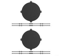 Silicone Bread Sling for Sourdough Baking in Dutch Ovens, Features Non and Long Handles for Safe Bread Placement and Retrieval (black- 8 inches)