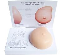Silicone Breast Examination Model with Lumps for Cancer Detection, Self-Test Medical Training Tool