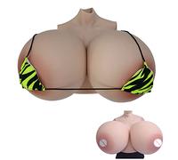 Silicone Breast Form Fake Boobs Crossdressing Apparel Male to Female, Huge Silicone Breastplate ZZZ Cup for Crossdresser Transgender Drag Queen (Color#05, ZZZ Cup-customize)