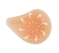 Silicone Breast Forms Asymmetrical Shape Artificial Boob Prosthetic for Mastectomy Prosthesis Spiral Concave Bra Pads Enhancer Inserts,Right Side Only,CupB :250g
