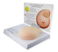 Silicone Breast Model, Female Breast Pathological Lumps Self Test for Doctor-Patient Communication Medical Student Teaching
