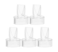 Silicone Breast Pump 5pcs Duckbill Valves Parts for Manual Pumps | Food Grade Silicone, Polished Surfaces, Easy Cleanup, Maintains Suction, for Milk Storage Prep and Part