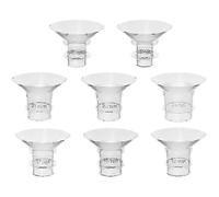 Silicone breast pump horn cover inner pads, 8-piece set, compatible with electric and wearable breast pumps 4.60X4.60X3.40CM