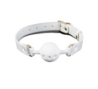 Silicone Breathable Ball Gag Sm Bondage Restraints Open Mouth Gags Fetish Sex Toys for Couple Adult Games Sex Toy White S