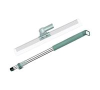 Silicone Broom - Pet Hair Sweepeer, Rubber Floor Tool | Adjustable Telescopic Handle Cleaner, Multifunctional Dust Scraper with Squeegee Blaade For Kitchen Living Room Bathroom Surfaaces Cleaning