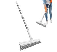 Silicone Broom Pole, Extendable Double-Sided, Practical Floor Aid, Functional Cleaning Supply, Portable Home Accessory, for Marble Tiles Cement Glass Window Bathroom Decks Office Daily Routine