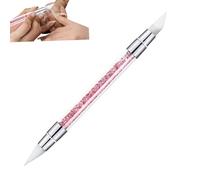 Silicone Brush - Double-Ended Carved Design Pen, Nail Tool Set Stick Polish Decoration | Brush Effect Beauty, Art Brushes for Nail Files by Dis