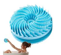 Silicone Brush, Silicone Bath Scrubber for Body, Loofah Body Scrubber, 2 in 1 Soft Sponge Bath Brush, Innovative Rotating Brush, Hygiene Shower Brush
