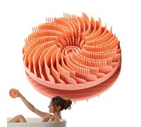 Silicone Brush | Silicone Loofah Brush | 2-in-1 Bath Sponge for Clean & Soft Skin Innovative Rotating Bath Hygienic Shower Loofah for Use in Shower