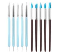 Silicone Brushes For Resin, Carving Tools | Silicone Nail Artists Brushes - Portable Craft Modeling Artwork Supply For Sculpture, Sculpture