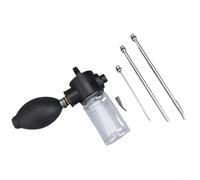 Silicone Bulb Duster For Flies Control And Termite Removal Featuring 3 Stainless Steel Nozzles For Ideal For Garden Agriculture Forestry Use