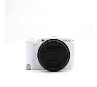 Silicone Bumper for Canon R50V Drop for proof Silicone Bumper(White) | Shock-absorbing silicone, prevents drops, scratch resistant, black finish, precise button access