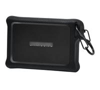 Silicone Bumper for Samsung T7 Touch Portable SSD with Silicone Charging Port Cover, Shock-resisitant Travel Protective Bumper for T7 Touch Portable 500GB 1TB 2TB USB Solid State Drives (Black)