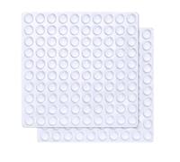 Silicone Bumpers, 10x3mm Self Adhesive Rubber Clear Noise Reduction Transparent Non-Slip Hemispherical Sticky Protector Stops Buffer Feet Pads for Furniture Glass Tables Door Protect (200PCS-10x3mm)