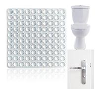 Silicone Bumpers Adhesive Buffer Pads Clear Cupboard Door Stops Door Pads Stop Slamming Protector,Transparent Silicone Pads for Furniture Glass Tables Door Protect(6 x 2mm) (100pcs)