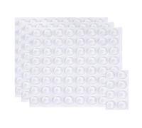 Silicone Bumpers, Self Adhesive Rubber Clear Mini Noise Reduction Transparent Non-Slip Sticky Protector Stops Buffer Feet Pads for Furniture Glass Tables Door Protect (200PCS-Cylindrical 12x2.5mm)