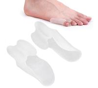 Silicone Bunion Corrector & Toe Separators - Soft & Flexible Little Toe Cushions for Overlapping Toes ，bunionette corrector ，tailors bunion corrector(Size S For Little Toe)