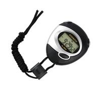 Silicone button timer with weather resistant digital screen and sweat proof design for gym workout tracking