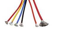 Silicone Cable Electrical Wire， DIY Silicone Wire Multicolor 18-22AWG for Model Wiring Harnesses 1-10 Meters(Black,1Meter 20 AWG)
