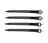 Silicone Cable Management Ties - 4 Adjustable Tension Straps | Marine Grade Silicone Reusable Heavy Duty Equipment Ties - Sports Equipment Organizer