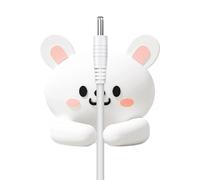 Silicone Cable Organizer, Self Adhesive Capybara Cord Clamps for Wires Under 6mm Diameter, Flexible Desk and Wall Cable Management Clips, Neat Wire Holder, for Keys Chargers USB Extension Appliances