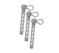 Silicone Cable Tie Hook Set of 3, Adjustable Organizer Straps for Cords, Shelf Storage, Drawer Order, Home Use Silicone Cable Organizer Strap Adjustable Loop Tie Hook Soft Cord Wrap Drawer