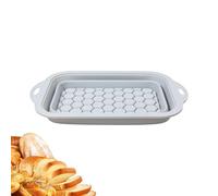 Silicone Cake Mold - Foldable Bakery Mould, Rectangular Pastry Form for Homemade Desserts, Ice Cream Casting with Non Stick, Kitchen Tool, Baking Tray for Sweet Treats and Chilled Delights