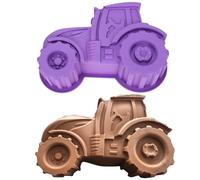 Silicone Cake Mould-Tractor Shaped Chocolate Moulds, 3D Chocolate Cake Mould, Silicone Tractor Moulds, Party Supplies | Functional Kitchen Accessory For La Décora
