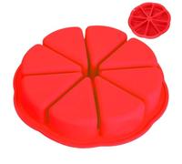 Silicone Cake Mould, Triangle Baking Pan, 8 Cavity Non Stick Bakeware for Beginners Men Women Birthday Holiday Family Gathering Home Party Use, Easy Release Design, Heat Resistant Flexible Bake