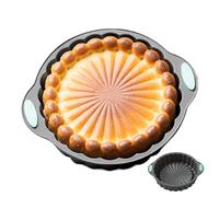 Silicone Cake Pan - Flower Cake Pan Mold, Reusable Baking Tray | Metal Reinforced Frame More Strength, Flexible Non Stick Food Grade Material Lightweight Design for Birthday & Cakes Desserts
