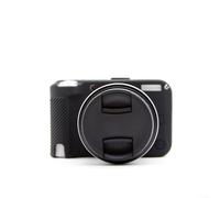 Silicone Camera Case for Canon R50 V Digital Camera - Shockproof Protective Cover with Lens Cap - Anti-Slip Soft Shell for Travel Photography - Black White Beige Green Blue - 12x8x5cm(Black)