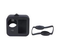 Silicone Camera Case for Gopro Max, Soft Rubber Shell Protective Cover Housing - Black