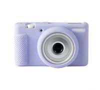 Silicone Camera Case Protector for Sony ZV-1F ZV-1 II ZV-1M2, Soft Shockproof Cover Anti-Scratch Slim Fit Sleeve for Photography(Purple)