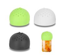 Silicone Can Colander, 3PCS Portable Mini Colander Multi Purpose Silicone Filter Cover Strainer Nesting Can Strainer Set for Kitchen Tea Party Places