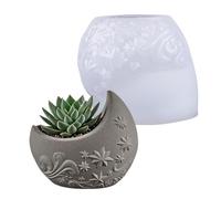 Silicone Candle Holder Mold,Non-stick Decoration Making | Mold for Pots and Plant Containers | For Beginners, Advanced Users, Home, Class, School Project, Study