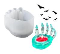 Silicone Candle Holder Molds | 3D Ghost Hand Silicone Moulds Ghost Claw Tray Non-Stick Candle Holder Candle Holder Mold Jewelry Holder