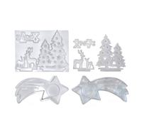 Silicone Candle Holder Molds - Reusable Christmas Moulds, Flexible and Durable Material | Ideal for DIY Resin and Plaster Decorations or Ornaments at Home