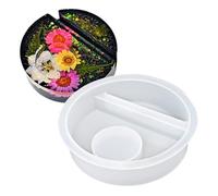 Silicone Candle Holder Molds, Silicone Mould for Resin Candlestick - Epoxy Casting Mould for Tealight Holder,Christmas Tree Shape Candle Holder for Making Epos Molds