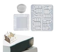 Silicone Candle Holder Moulds, Home Mould - Silicone Candle Holder Hollow House Design | for Resin Table Decorations Chocolate Jelly Valentine's Day Parties
