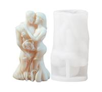 Silicone Candle Mold - 3D Hugging Lovers Shape Silicone | Couple Figurine for Candle Making, Soap, Clay, Plaster, DIY, Romantic Decoration, Gift Tool, Fondant,