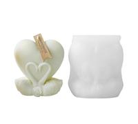 Silicone Candle Mold - 3D Mould Reusable | Easily Removable Molds for DIY Creative Gift Family Friends Birthday Christmas Hobby Accessories