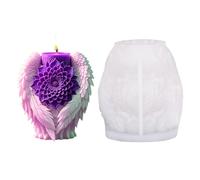 Silicone Candle Mold - Angel Wings Candle Making Silicone Mold | Craft Supplies Molds For Epoxy Resin Plaster Clay Desktop Decoration Chocolate