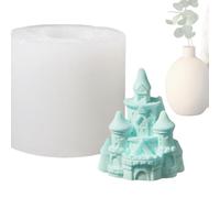 Silicone Candle Mold Flexible, Easy to Deform, Reusable Mold | 3D Castle Mould for School Projects, Studio, Family Gatherings, Beginners and Amateurs