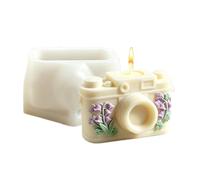 Silicone Candle Mold | Reusable DIY Decoration | Camera Silicone Candle Molds | for Cupcake Decorations, Eraser, Plaster, Parties, Anniver