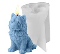 Silicone Candle Molds | Chow Chow Shape Silicone Candle Mold,Cake Decorating Tool Wax Molds for Candle Making, Plaster Sculpture, Soap, Home Decoration