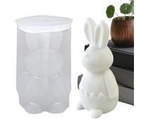 Silicone Candle Molds - Easy Release Rabbit Mold, DIY | Easter Candle Silicone Mold, 7x5.7x12.2cm, for Resin Soap, Chocolate Cake