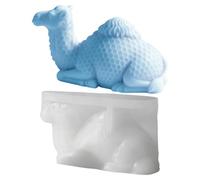 Silicone Candle Molds, Flexible Easy Release Design, 1-Piece White, Scented Candle Making Mold, Concrete Ornaments Art Craft, 3D Geometry Shape, for Home Room Wedding Party Dinner Table Centerpiece