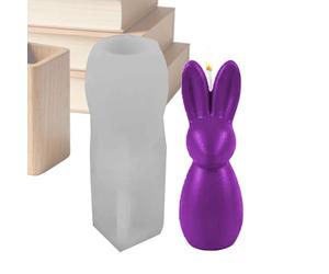 Silicone Candle Molds - Food Grade Casting - Rabbit Candle Mould | for DIY Resin Soap Chocolate Pudding Plaster Concrete