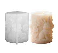 Silicone Candle Molds | Rabbit Egg Reusable Crafts - Bunny Candle Mold,for Family Friends Students Men Women Birthday Party Home Indoor